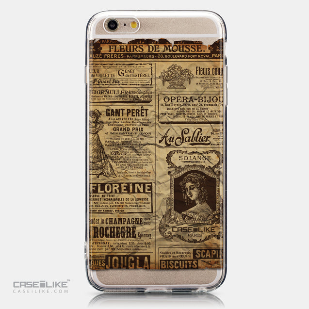 CASEiLIKE Apple iPhone 6 Plus back cover Vintage Newspaper Advertising 4819