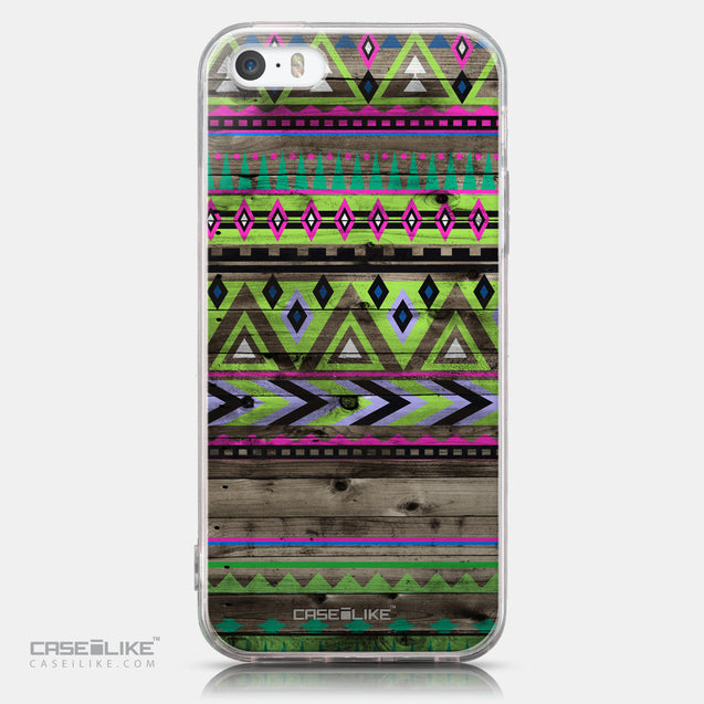 CASEiLIKE Apple iPhone SE back cover Indian Tribal Theme Pattern 2049