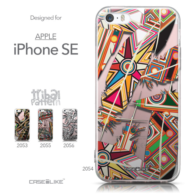 Collection - CASEiLIKE Apple iPhone SE back cover Indian Tribal Theme Pattern 2054