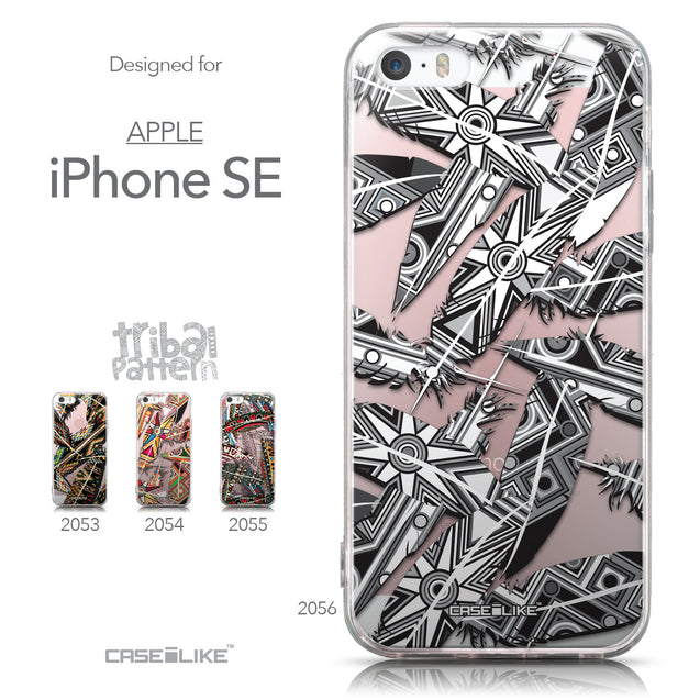 Collection - CASEiLIKE Apple iPhone SE back cover Indian Tribal Theme Pattern 2056