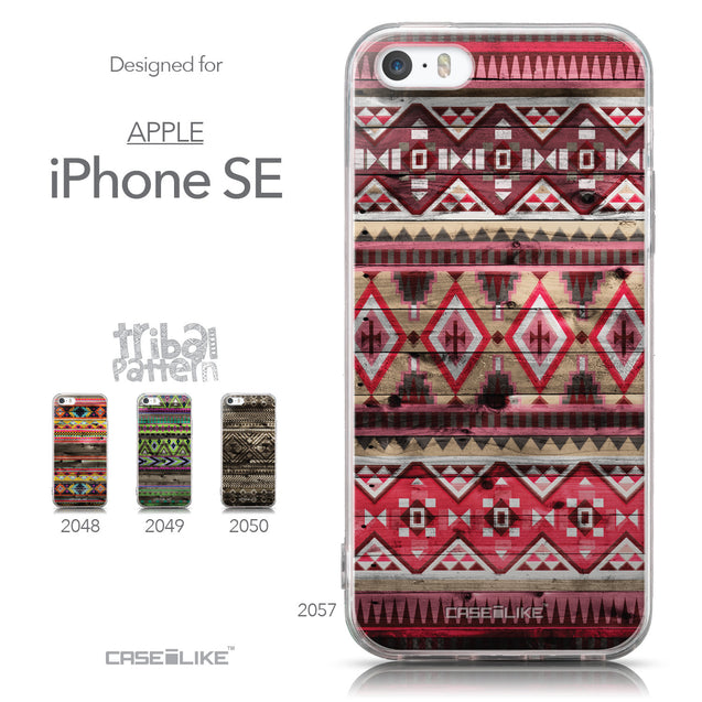 Collection - CASEiLIKE Apple iPhone SE back cover Indian Tribal Theme Pattern 2057