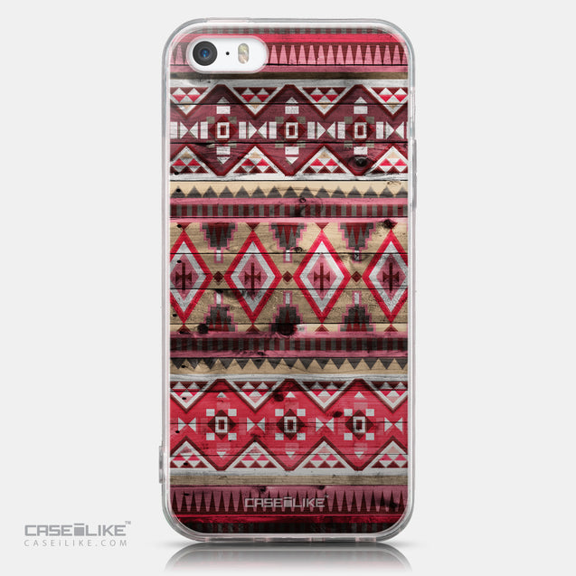 CASEiLIKE Apple iPhone SE back cover Indian Tribal Theme Pattern 2057