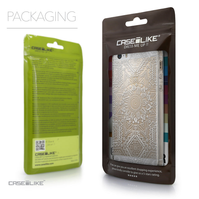 Packaging - CASEiLIKE Apple iPhone SE back cover Indian Line Art 2061