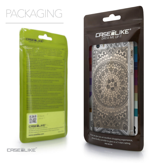 Packaging - CASEiLIKE Apple iPhone SE back cover Indian Line Art 2063
