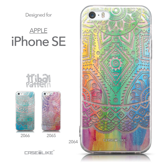 Collection - CASEiLIKE Apple iPhone SE back cover Indian Line Art 2064
