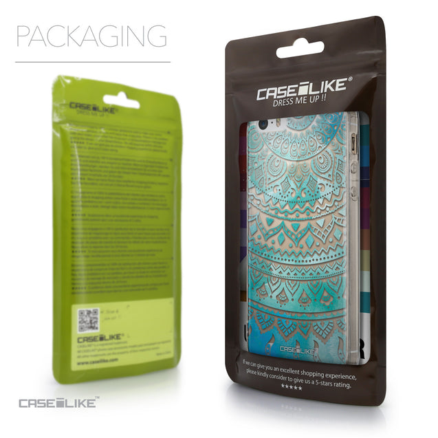 Packaging - CASEiLIKE Apple iPhone SE back cover Indian Line Art 2066