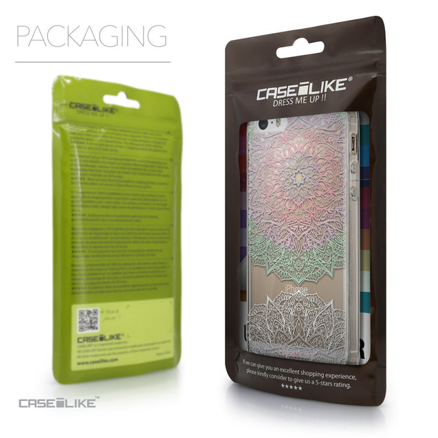 Packaging - CASEiLIKE Apple iPhone SE back cover Mandala Art 2092