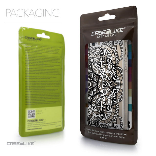 Packaging - CASEiLIKE Apple iPhone SE back cover Mandala Art 2096