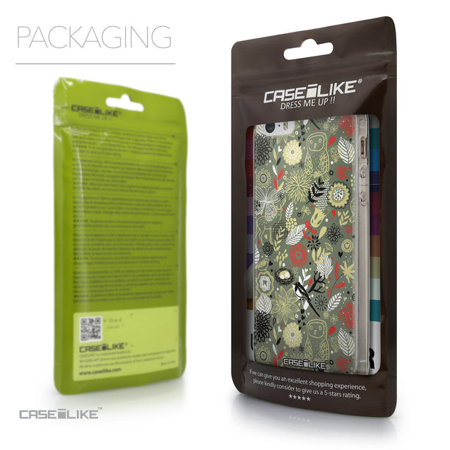 Packaging - CASEiLIKE Apple iPhone SE back cover Spring Forest Gray 2243