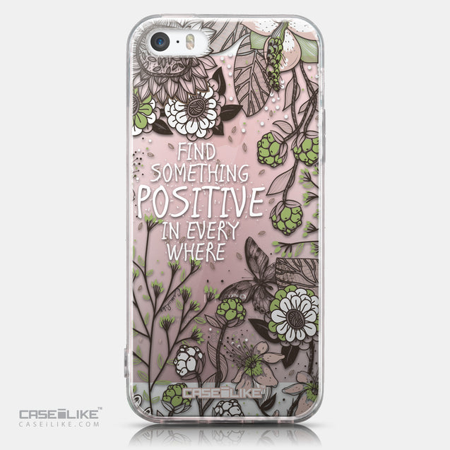 CASEiLIKE Apple iPhone SE back cover Blooming Flowers 2250