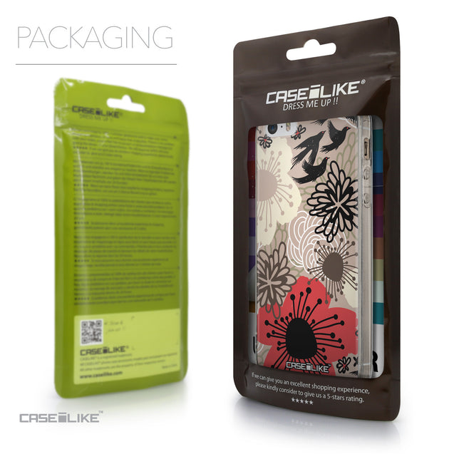 Packaging - CASEiLIKE Apple iPhone SE back cover Japanese Floral 2254