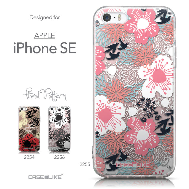 Collection - CASEiLIKE Apple iPhone SE back cover Japanese Floral 2255