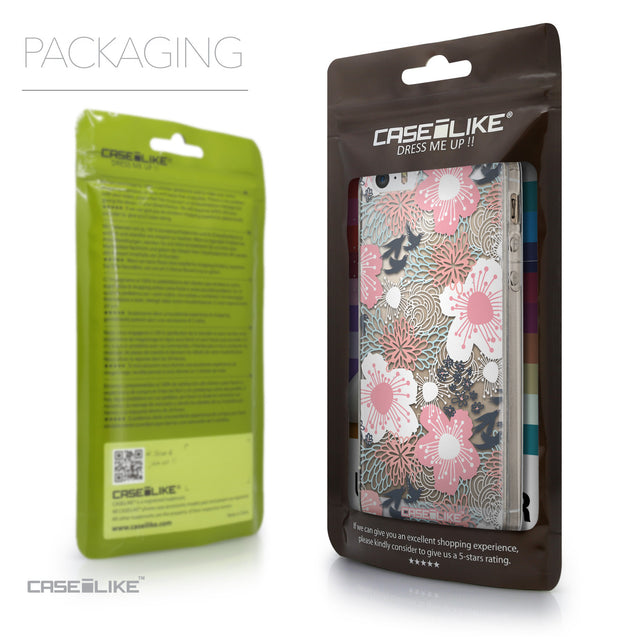 Packaging - CASEiLIKE Apple iPhone SE back cover Japanese Floral 2255