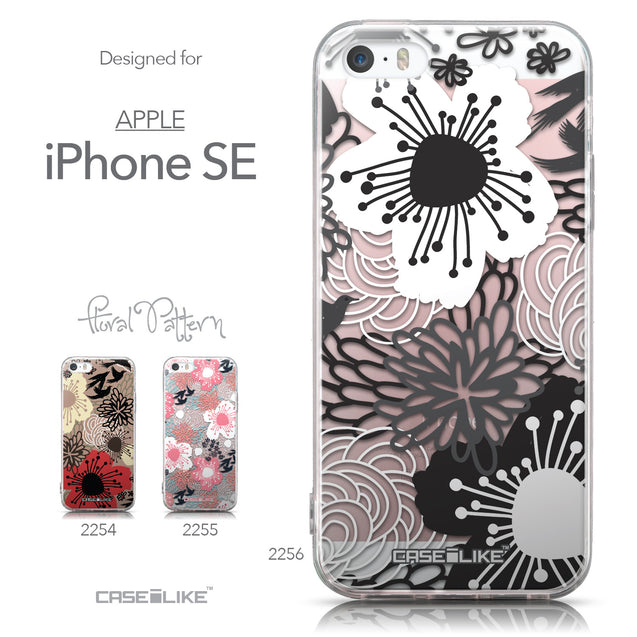Collection - CASEiLIKE Apple iPhone SE back cover Japanese Floral 2256