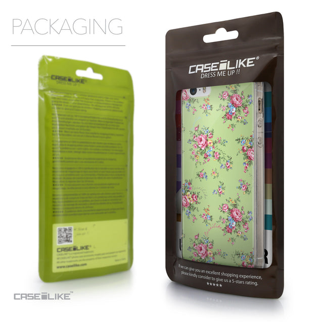 Packaging - CASEiLIKE Apple iPhone SE back cover Floral Rose Classic 2262