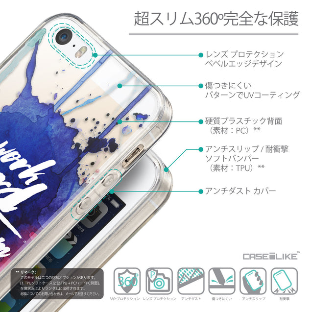 Details in Japanese - CASEiLIKE Apple iPhone SE back cover Quote 2422
