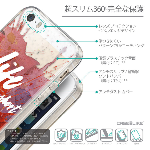 Details in Japanese - CASEiLIKE Apple iPhone SE back cover Quote 2423
