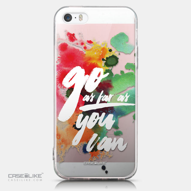 CASEiLIKE Apple iPhone SE back cover Quote 2424