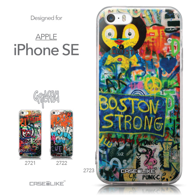 Collection - CASEiLIKE Apple iPhone SE back cover Graffiti 2723