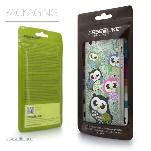 Packaging - CASEiLIKE Apple iPhone SE back cover Owl Graphic Design 3313