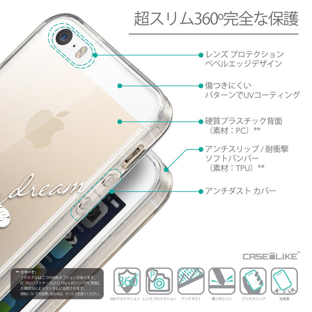 Details in Japanese - CASEiLIKE Apple iPhone SE back cover Owl Graphic Design 3314