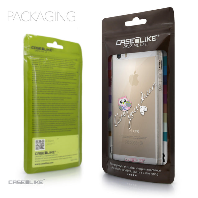 Packaging - CASEiLIKE Apple iPhone SE back cover Owl Graphic Design 3314