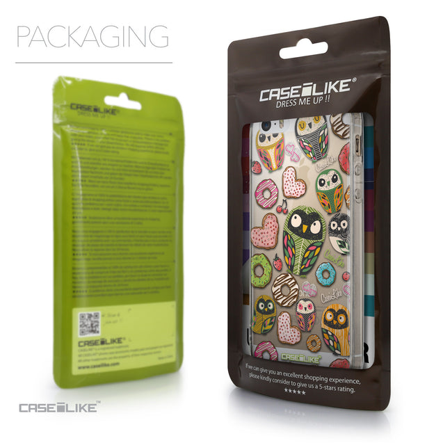 Packaging - CASEiLIKE Apple iPhone SE back cover Owl Graphic Design 3315