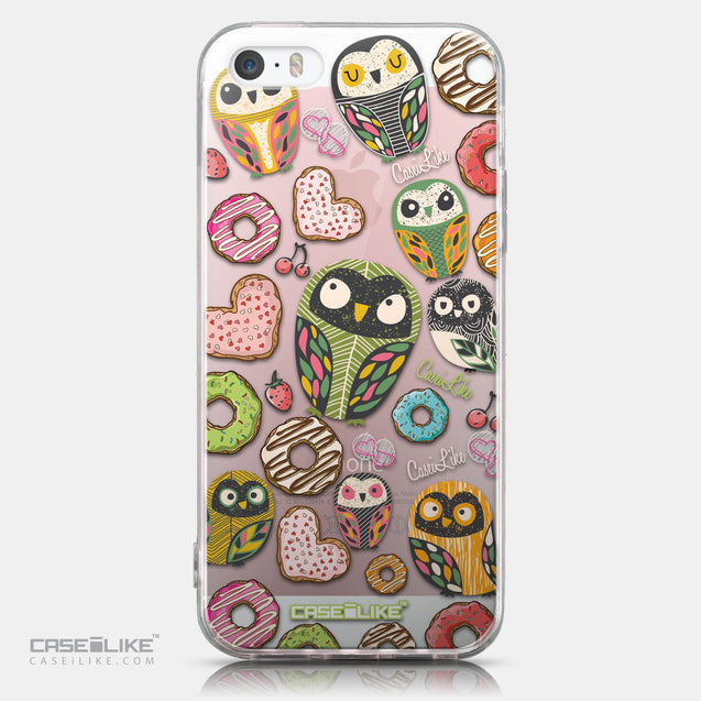CASEiLIKE Apple iPhone SE back cover Owl Graphic Design 3315