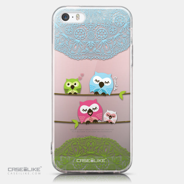 CASEiLIKE Apple iPhone SE back cover Owl Graphic Design 3318