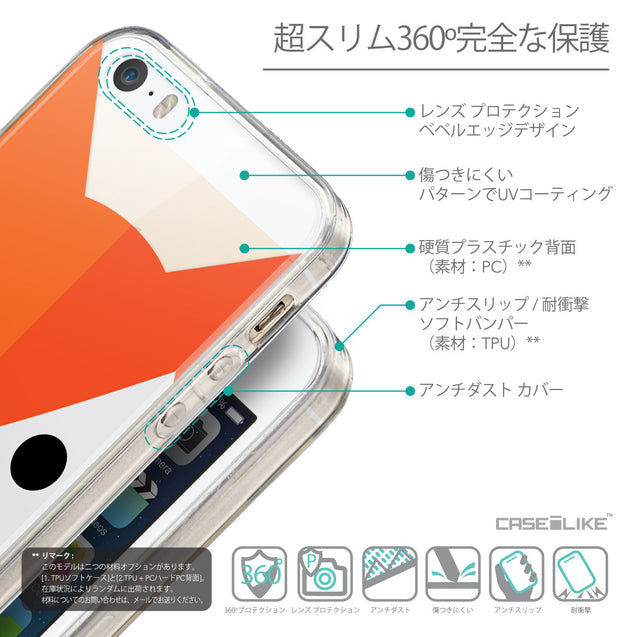 Details in Japanese - CASEiLIKE Apple iPhone SE back cover Animal Cartoon 3637