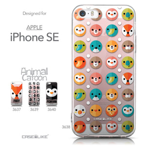 Collection - CASEiLIKE Apple iPhone SE back cover Animal Cartoon 3638