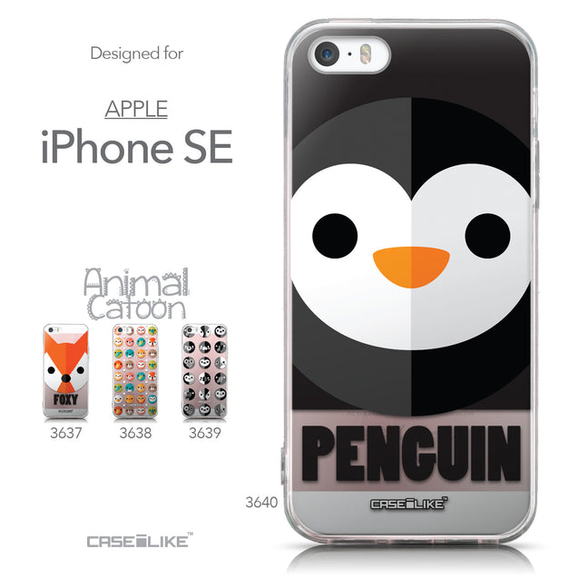 Collection - CASEiLIKE Apple iPhone SE back cover Animal Cartoon 3640