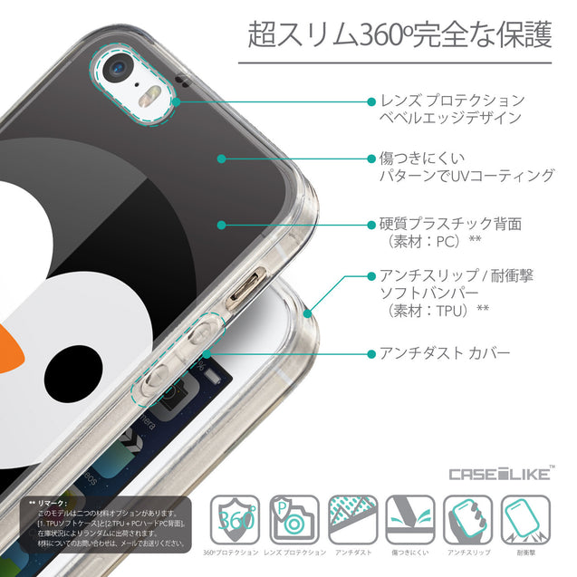 Details in Japanese - CASEiLIKE Apple iPhone SE back cover Animal Cartoon 3640