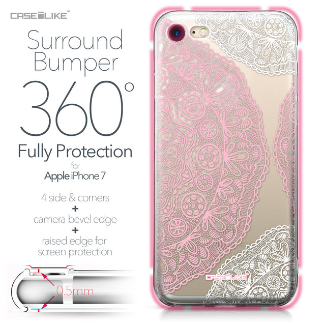 Apple iPhone 7 case Mandala Art 2305 Bumper Case Protection | CASEiLIKE.com