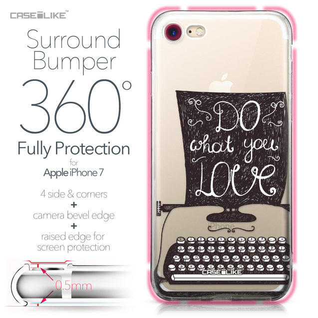 Apple iPhone 7 case Quote 2400 Bumper Case Protection | CASEiLIKE.com
