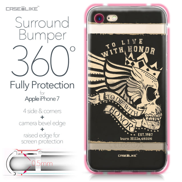 Apple iPhone 7 case Art of Skull 2529 Bumper Case Protection | CASEiLIKE.com