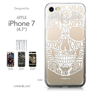 Apple iPhone 7 case Art of Skull 2530 Collection | CASEiLIKE.com