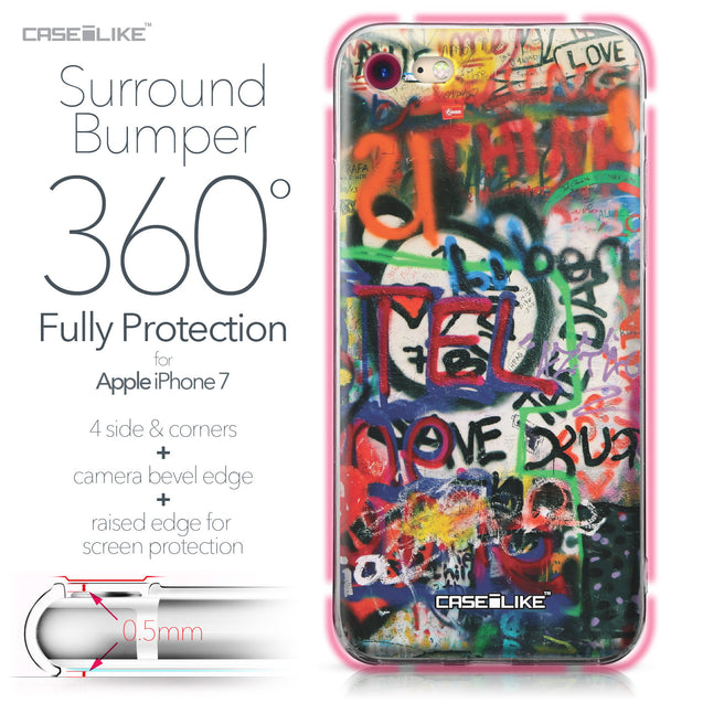Apple iPhone 7 case Graffiti 2721 Bumper Case Protection | CASEiLIKE.com