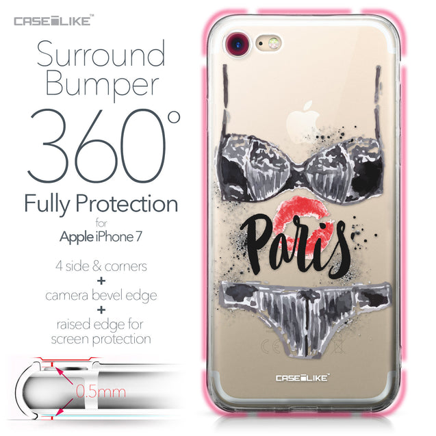 Apple iPhone 7 case Paris Holiday 3910 Bumper Case Protection | CASEiLIKE.com