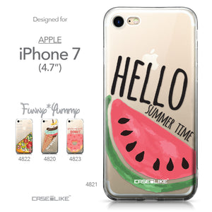 Apple iPhone 7 case Water Melon 4821 Collection | CASEiLIKE.com