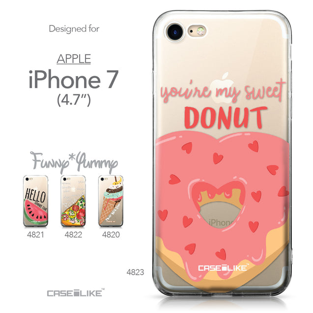 Apple iPhone 7 case Dounuts 4823 Collection | CASEiLIKE.com