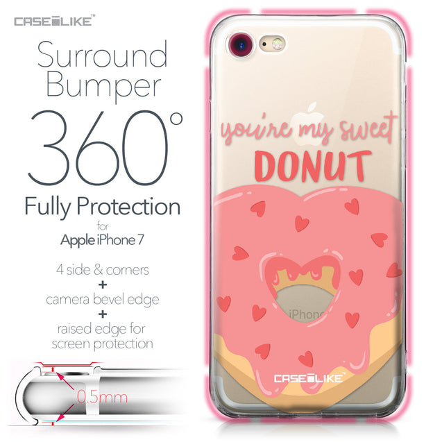 Apple iPhone 7 case Dounuts 4823 Bumper Case Protection | CASEiLIKE.com