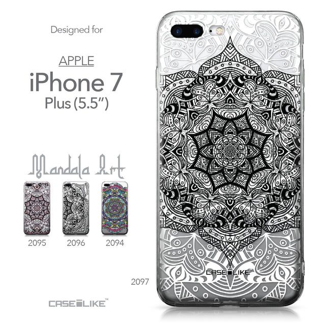 Apple iPhone 7 Plus case Mandala Art 2097 Collection | CASEiLIKE.com
