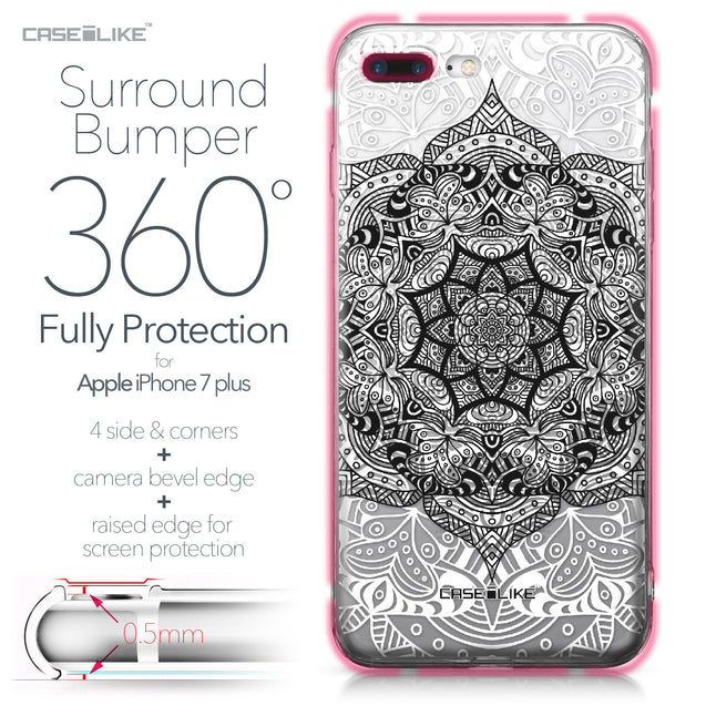 Apple iPhone 7 Plus case Mandala Art 2097 Bumper Case Protection | CASEiLIKE.com