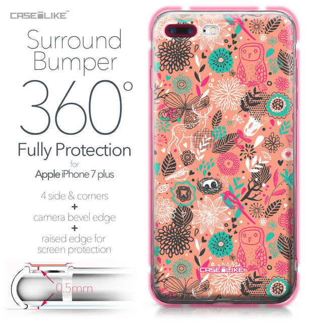 Apple iPhone 7 Plus case Spring Forest Pink 2242 Bumper Case Protection | CASEiLIKE.com