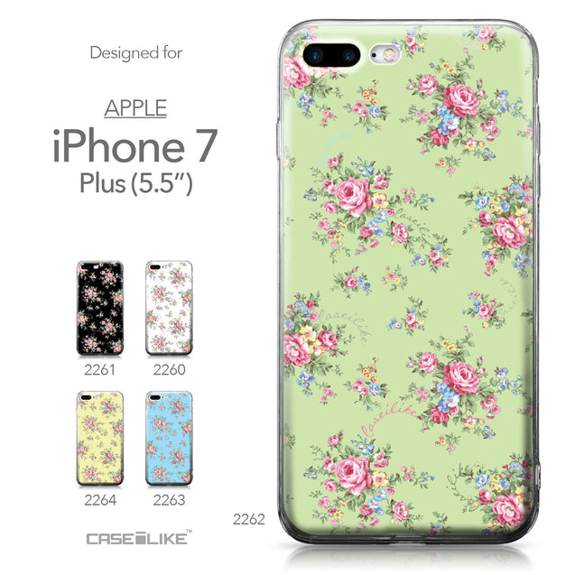 Apple iPhone 7 Plus case Floral Rose Classic 2262 Collection | CASEiLIKE.com