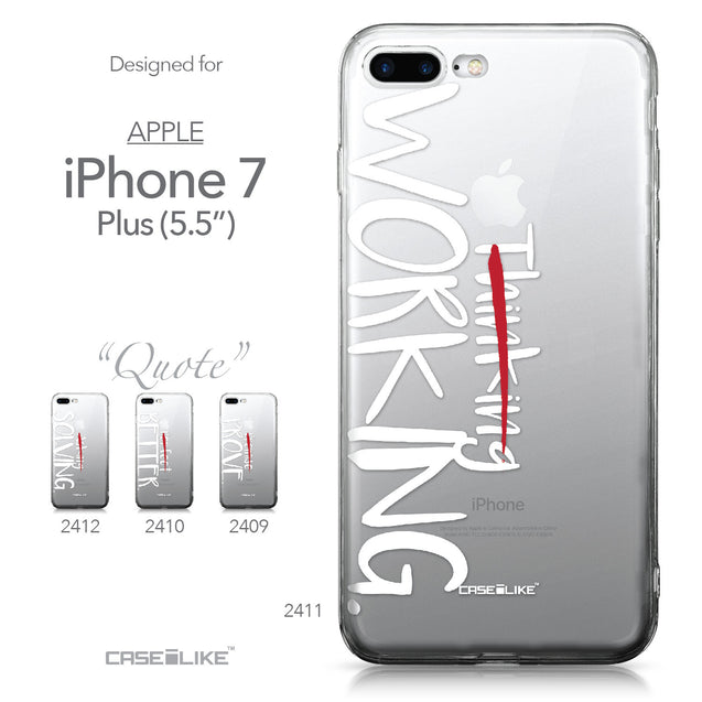 Apple iPhone 7 Plus case Quote 2411 Collection | CASEiLIKE.com
