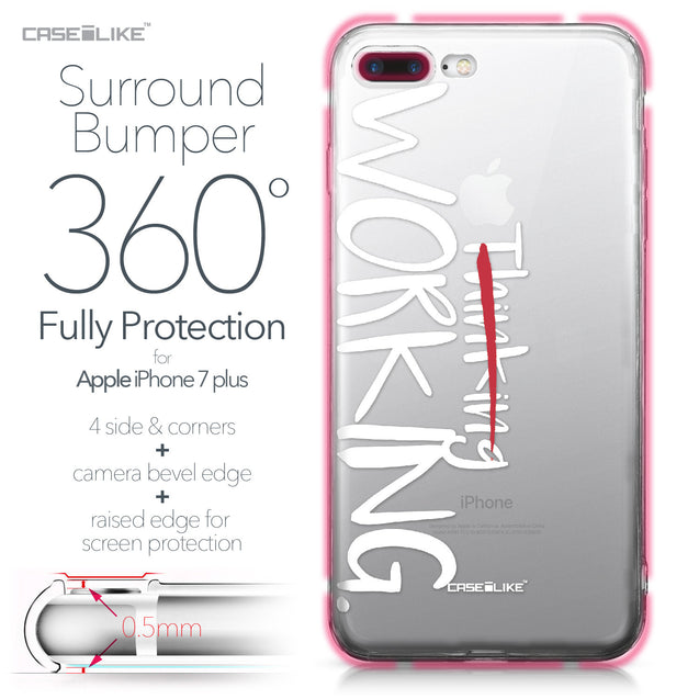 Apple iPhone 7 Plus case Quote 2411 Bumper Case Protection | CASEiLIKE.com