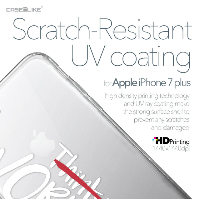 Apple iPhone 7 Plus case Quote 2411 with UV-Coating Scratch-Resistant Case | CASEiLIKE.com