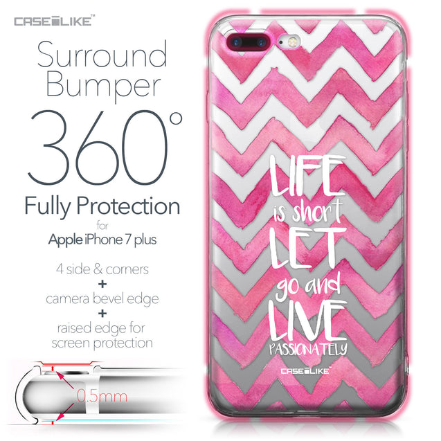 Apple iPhone 7 Plus case Quote 2419 Bumper Case Protection | CASEiLIKE.com